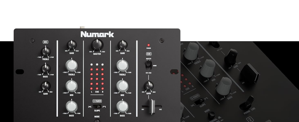 The Numark M2 mixer